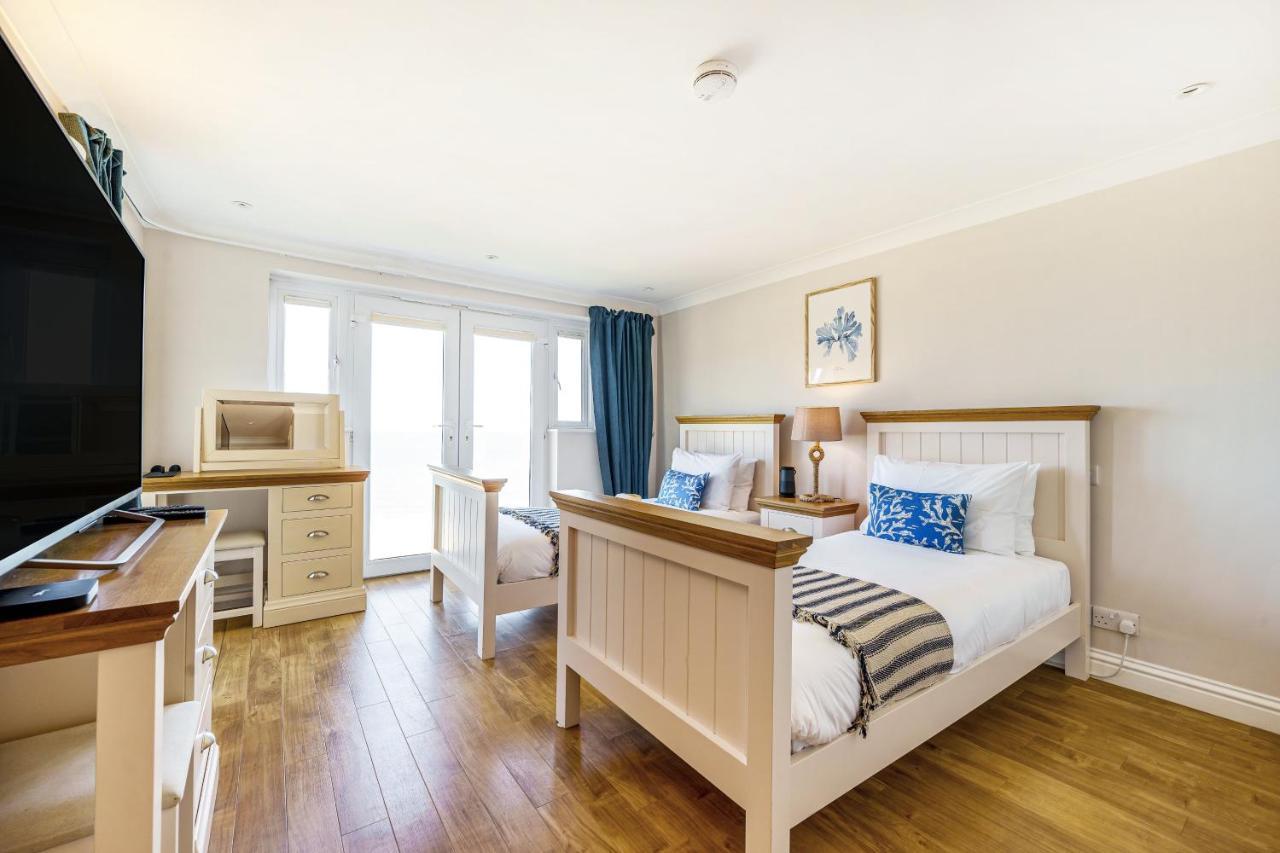 Carbis Bay - Luxury 3 Bed Penthouse Apartment With Sea Views Parking Sauna Balcony Экстерьер фото