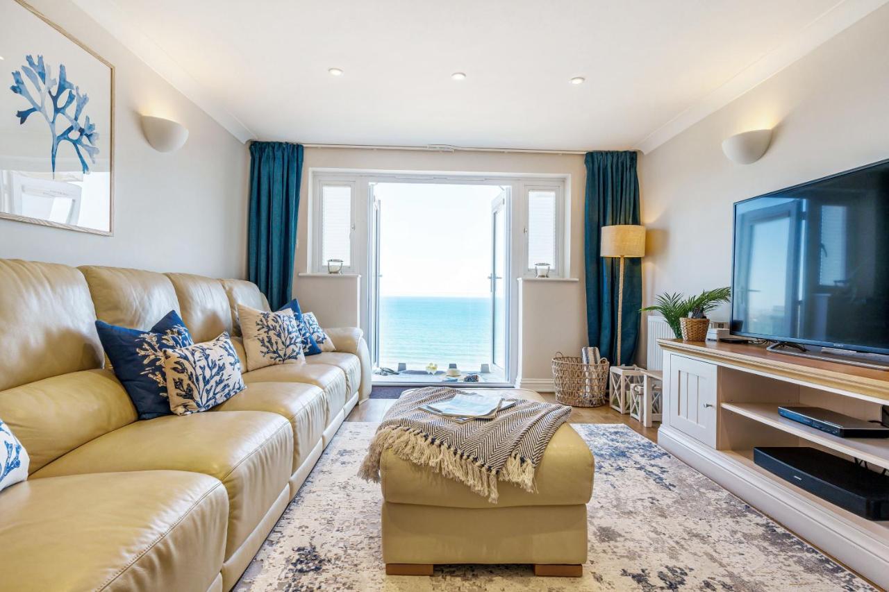 Carbis Bay - Luxury 3 Bed Penthouse Apartment With Sea Views Parking Sauna Balcony Экстерьер фото