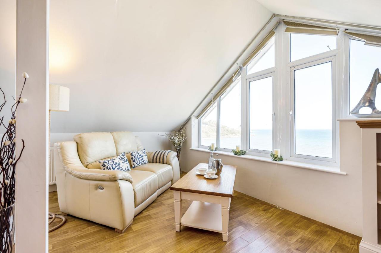 Carbis Bay - Luxury 3 Bed Penthouse Apartment With Sea Views Parking Sauna Balcony Экстерьер фото