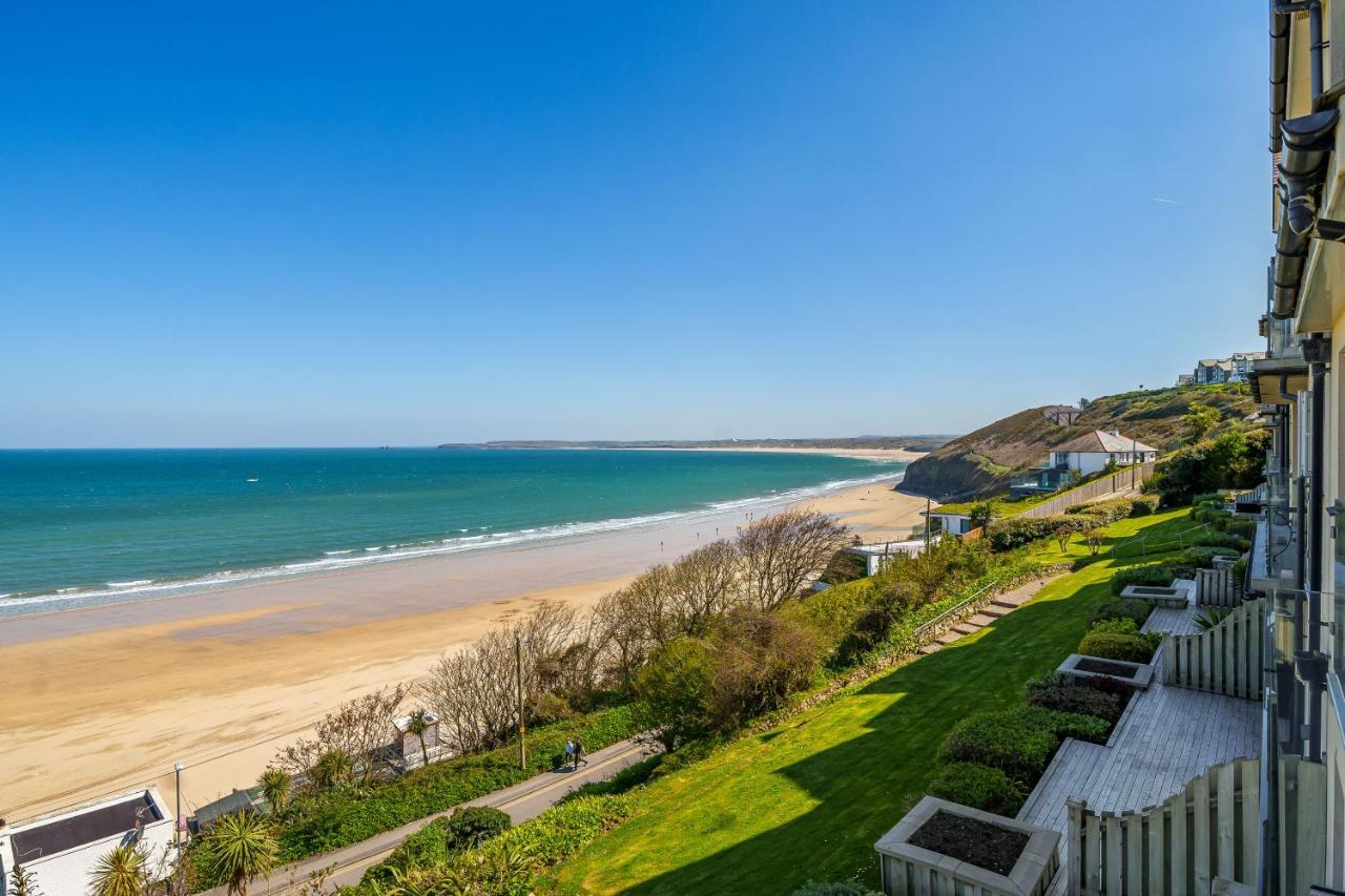 Carbis Bay - Luxury 3 Bed Penthouse Apartment With Sea Views Parking Sauna Balcony Экстерьер фото